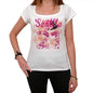 21 Seattle Womens Short Sleeve Round Neck T-Shirt 00008 - White / Xs - Casual