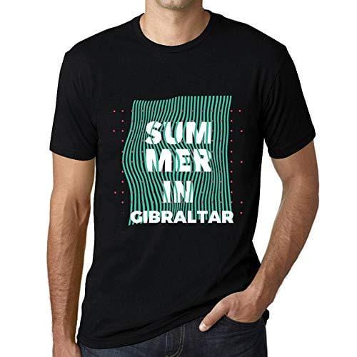 Ultrabasic - Homme Graphique Summer in Gibraltar Noir Profond