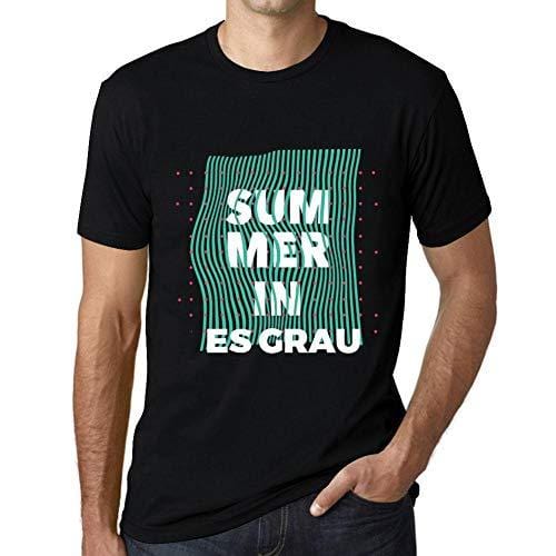 Ultrabasic – Homme Graphique Summer in ES Grau Noir Profond