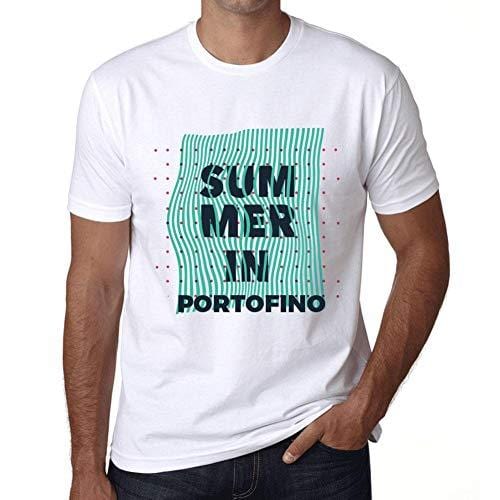Ultrabasic - Homme Graphique Summer en Portofino Blanc