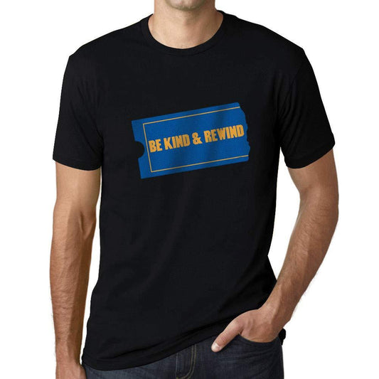 Ultrabasic - T-shirt Be Kind and Rewind pour hommes graphiques T-shirt imprimé <span>citron</span> bleu
