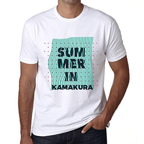 Ultrabasic - Homme Graphique Summer in Kamakura Blanc