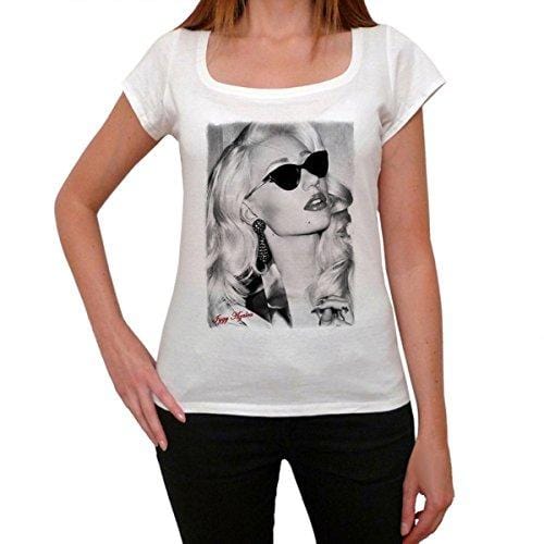 Iggy Azalea, Tee Shirt Femme, imprimé célébrité,Blanc, t Shirt Femme,Cadeau