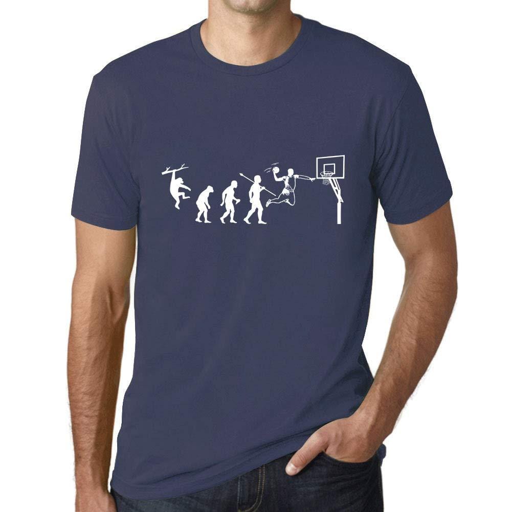 Ultrabasic - T-Shirt Unisexe Graphique Évolution du Basket Denim
