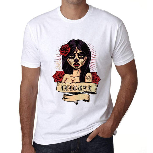 Ultrabasic - Homme T-Shirt Graphique Women Flower Tattoo Illegal