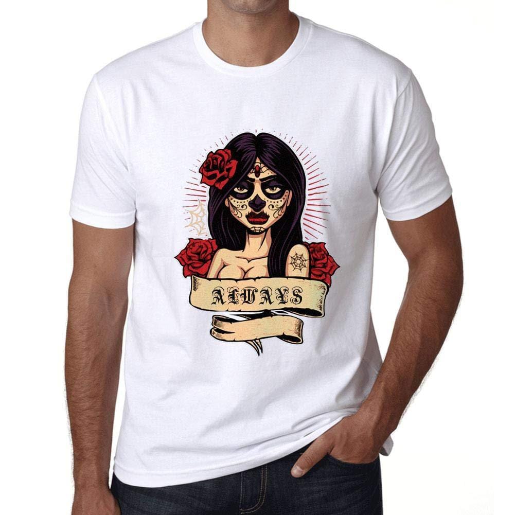 Ultrabasic - Homme T-Shirt Graphique Women Flower Tattoo Always