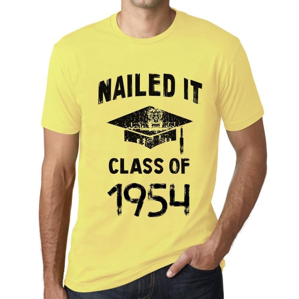 Homme T Shirt Graphique Imprimé Vintage Tee Nailed it Class of 1954