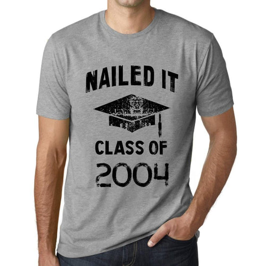 Homme T Shirt Graphique Imprimé Vintage Tee Nailed it Class of 2004