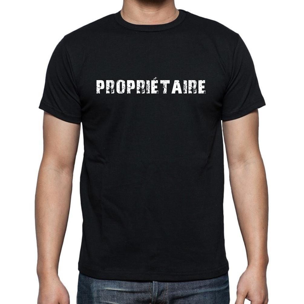 propriétaire, t-Shirt pour Homme, en Coton, col Rond, Noir