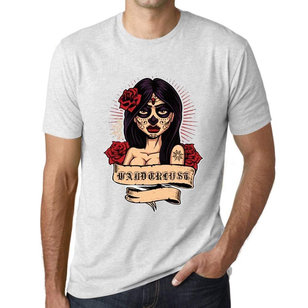 Ultrabasic - Homme T-Shirt Graphique Women Flower Tattoo Wanderlust