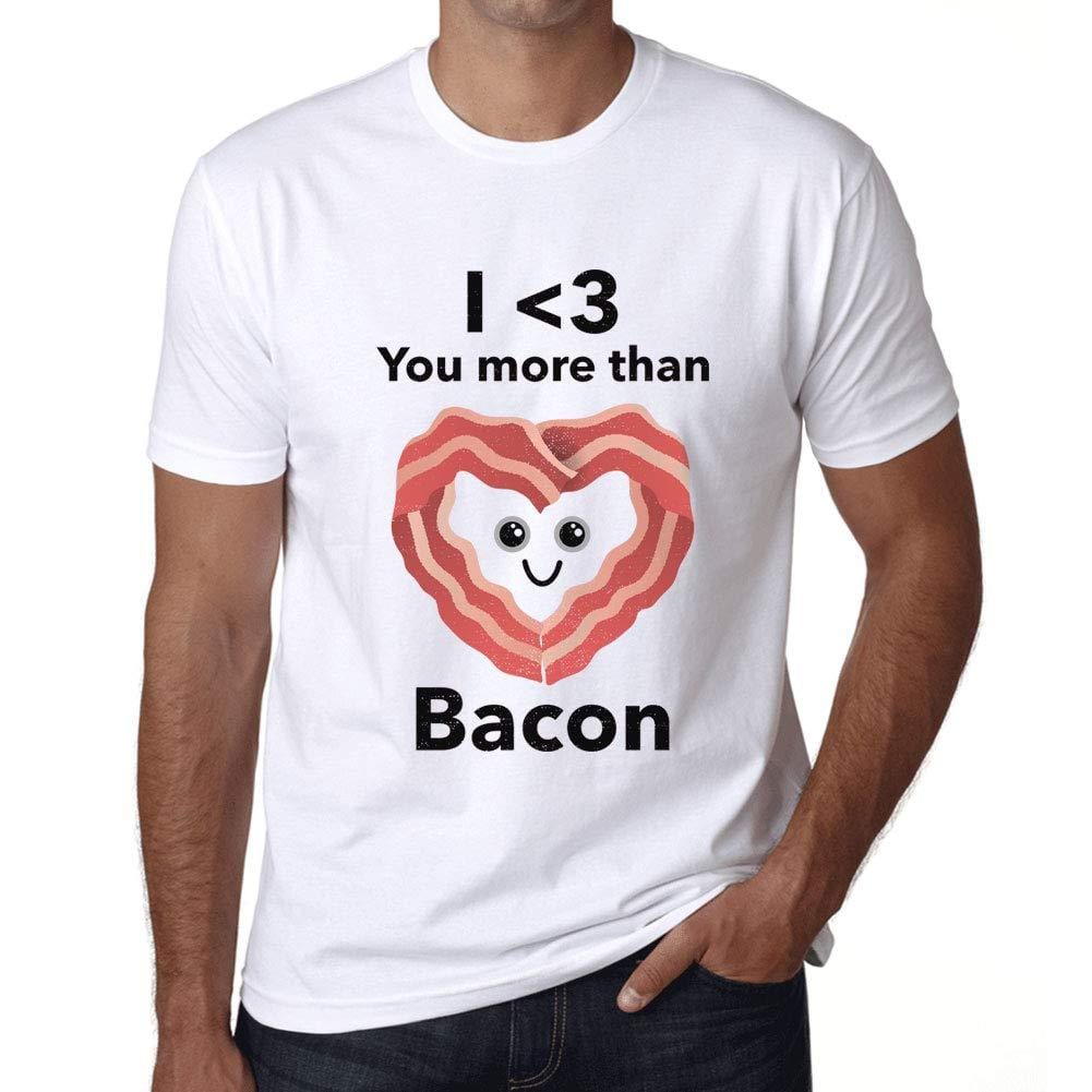 Homme T-Shirt Graphique Imprimé Vintage Tee Valentine Bacon