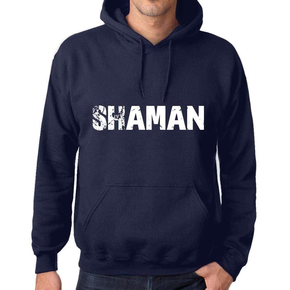 Ultrabasic Homme Femme Unisex Sweat à Capuche Hoodie Popular Words Shaman French Marine