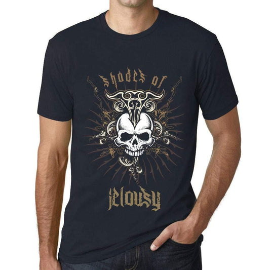 Ultrabasic - Homme T-Shirt Graphique Shades of JELOUSY Marine