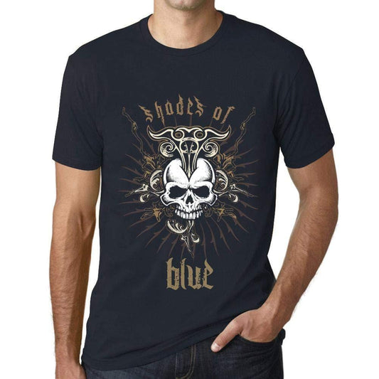 Ultrabasic - Homme T-Shirt Graphique Shades of Blue Marine