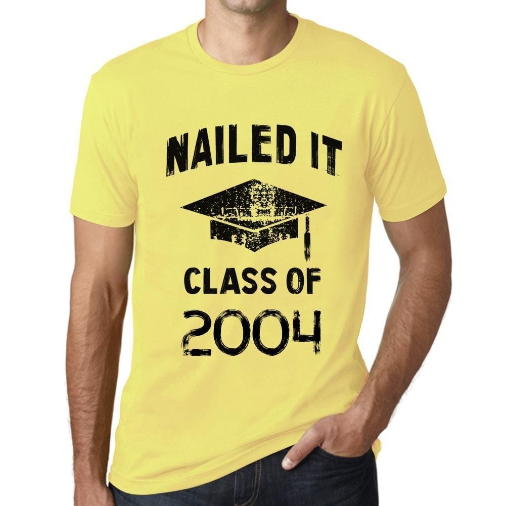 Homme T Shirt Graphique Imprimé Vintage Tee Nailed it Class of 2004