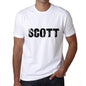 Ultrabasic ® Nom de Famille Fier Homme T-Shirt Nom de Famille Idées Cadeaux Tee Scott Blanc