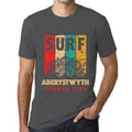<span>Grafisches</span> T-Shirt <span>für Herren</span> Surf Summer Time ABERYSTWYTH <span>Mausgrau</span>