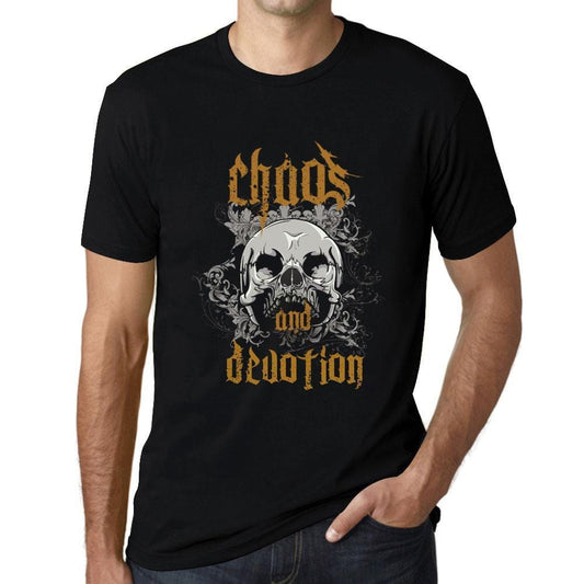 ULTRABASIC - <span>Men's</span> <span>Graphic</span> T-Shirt Chaos & Devotion Deep Black - ULTRABASIC
