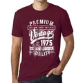 ULTRABASIC - Graphic Men's 1975 Aged to Perfection Birthday Gift T-Shirt