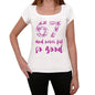 67 And Never Felt So Good, White, Women's Short Sleeve Round Neck T-shirt, Gift T-shirt 00372 - Ultrabasic