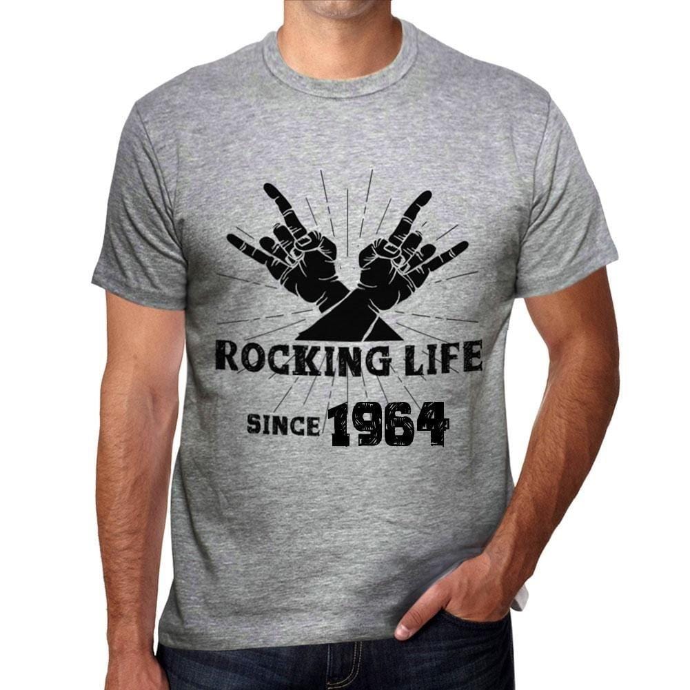 Homme Tee Vintage T-Shirt Rocking Life Since 1964
