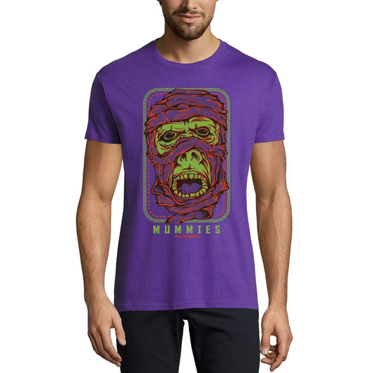 ULTRABASIC Herren-Neuheits-T-Shirt Mumien – Gruseliges, kurzärmliges T-Shirt