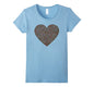 T-shirt graphique femme Coffee Lover avec coeur en grains de café Wowen 