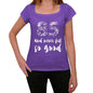 85 And Never Felt So Good Womens T-Shirt Purple Birthday Gift 00407 - Purple / Xs - Casual