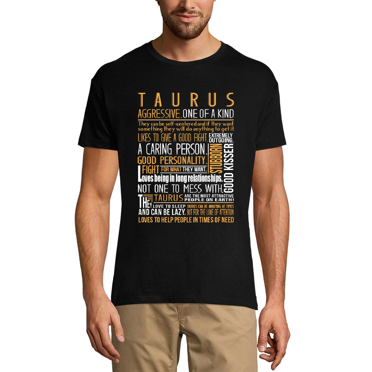 ULTRABASIC T-Shirt pour hommes définition faits sur le Taureau-chemise d'anniversaire drôle du zodiaque
