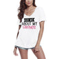 ULTRABASIC Women's Novelty T-Shirt Ask Me About My Lashes - Make Up Quote