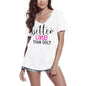 ULTRABASIC Women's Novelty T-Shirt Better Late Than Ugly - Funny Quote