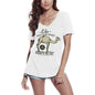ULTRABASIC Damen-T-Shirt mit V-Ausschnitt wie Wasser in der Wüste – Kamel-Vintage-Shirt