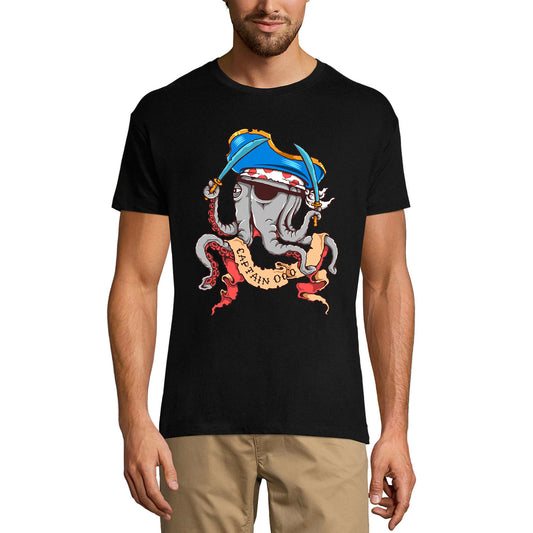 ULTRABASIC Herren T-Shirt Captain Octo – Lustiges Octopus Game Shirt für Männer