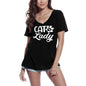 ULTRABASIC Damen Vintage T-Shirt Cat Lady – Love Cat Paws – Cat Moms
