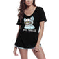 T-Shirt femme ULTRABASIC chat voyageur de l'espace-T-Shirt drôle amoureux de chaton