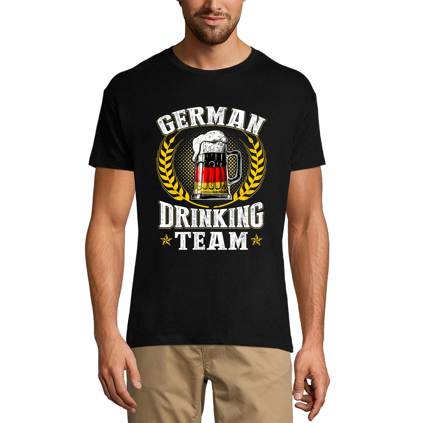 ULTRABASIC Herren T-Shirt German Drinking Team – Beer Lover Squad T-Shirt