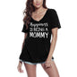 ULTRABASIC Damen T-Shirt Happiness is Being a Mommy – Kurzarm-T-Shirt-Oberteile