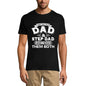 ULTRABASIC Men's Graphic T-Shirt I Have Two Titles Dad and Step Dad - I Rock Them Both