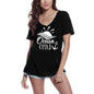 ULTRABASIC T-Shirt Femme Ocean Child - Tee Shirt Manches Courtes Tops