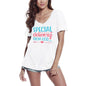 ULTRABASIC Women's V-Neck T-Shirt Special Delivery From God - Funny Short Sleeve Tee Shirt Tops