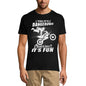 ULTRABASIC Men's Graphic T-Shirt Yes It's Dangerous That's Why It's Fun - Motorcycle Tee Shirt