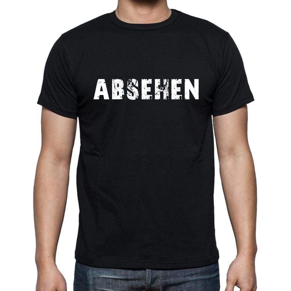 Absehen Mens Short Sleeve Round Neck T-Shirt - Casual