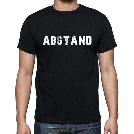 Abstand Mens Short Sleeve Round Neck T-Shirt - Casual