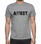 Affect Grey Mens Short Sleeve Round Neck T-Shirt 00018 - Grey / S - Casual