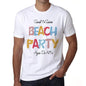 Agua De Alto Beach Party White Mens Short Sleeve Round Neck T-Shirt 00279 - White / S - Casual
