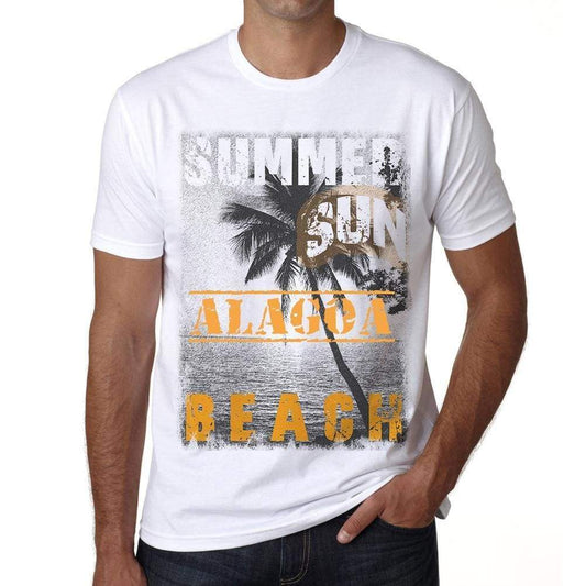 Alagoa Mens Short Sleeve Round Neck T-Shirt - Casual