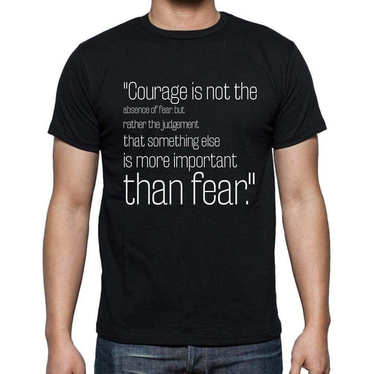 Ambrose Redmoon Quote T Shirts Courage Is Not The Abs T Shirts Men Black - Casual