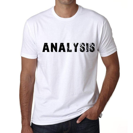Analysis Mens T Shirt White Birthday Gift 00552 - White / Xs - Casual