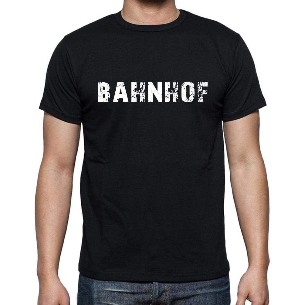 Bahnhof Mens Short Sleeve Round Neck T-Shirt - Casual