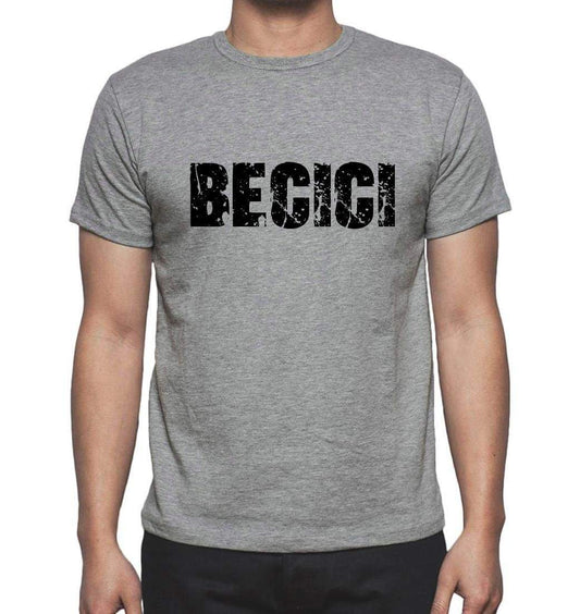 Becici Grey Mens Short Sleeve Round Neck T-Shirt 00018 - Grey / S - Casual